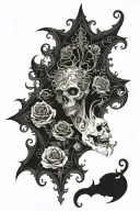 schizophrenia tattoo design idea