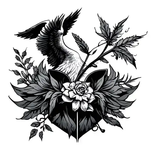 roman catholic tattoo design idea