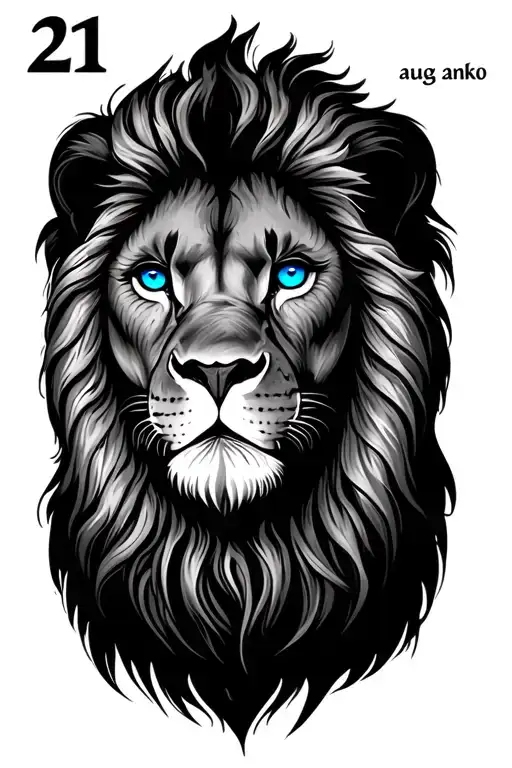 Forearm tattoo would have 3 things in it: Attractive Lion blue eyes, My dob in roman number i.e. 21 aug 2000, mor pankh tattoo design idea