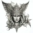 saxon tattoo design idea