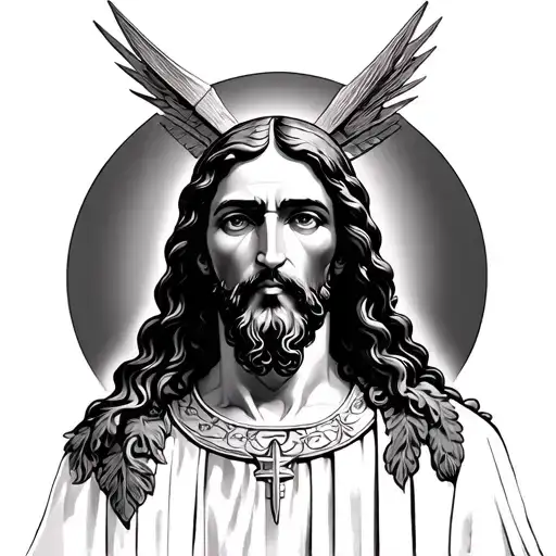 Ave Christus Rex tattoo design idea