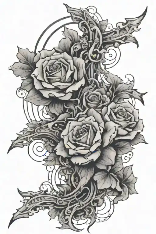 trust the process tattoo design idea