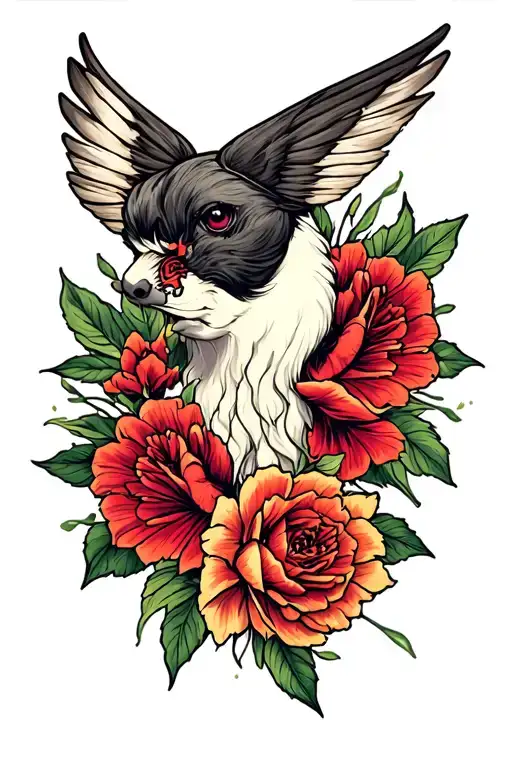 sailor jerry style tattoo design idea