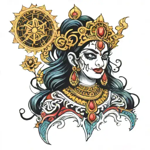 goddess kali goddess tattoo design idea