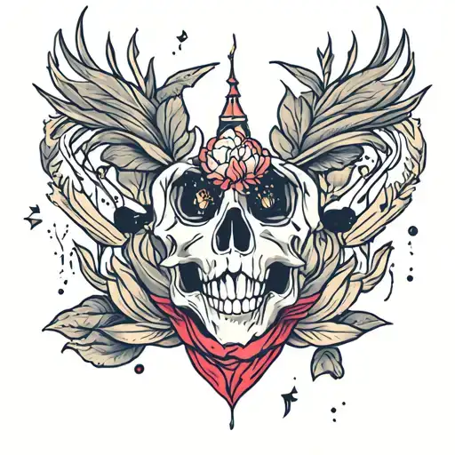 trust no one hand tattoo design idea