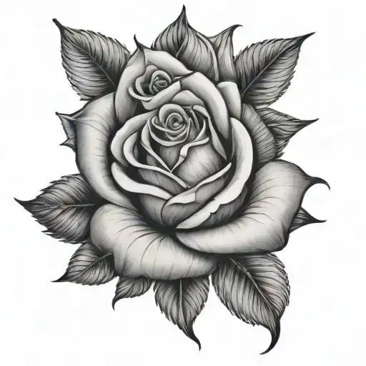 Alexandra Rose tattoo design idea