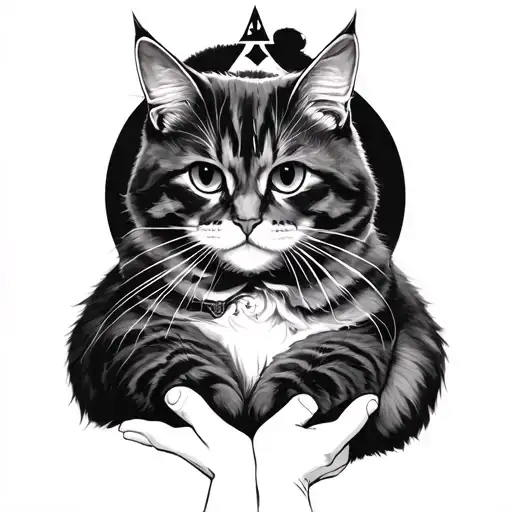 supernatural anti possession, LOTR holding a cat tattoo design idea