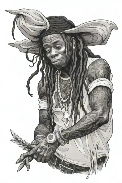 lil wayne tattoo design idea