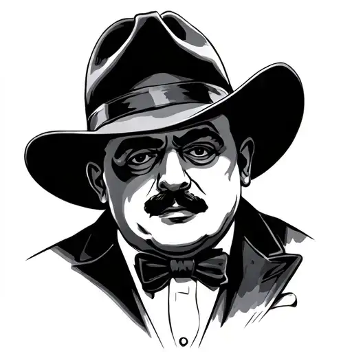 Al Capone tattoo design idea