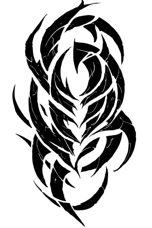 symbiote wrap my arm tattoo design idea