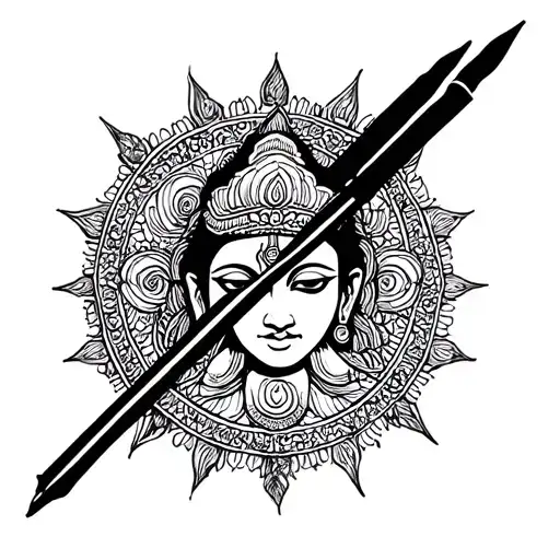 Aham Brahmasmi tattoo design idea
