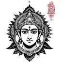 Aham Brahmasmi tattoo design idea