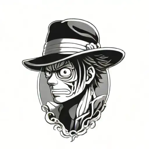 Anime One Piece tattoo design idea