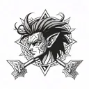 hunter x Hunter tattoo design idea