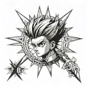 hunter x Hunter tattoo design idea