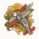 led zeppelin  tattoo design idea