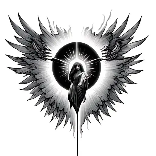 Heaven Lights tattoo design idea