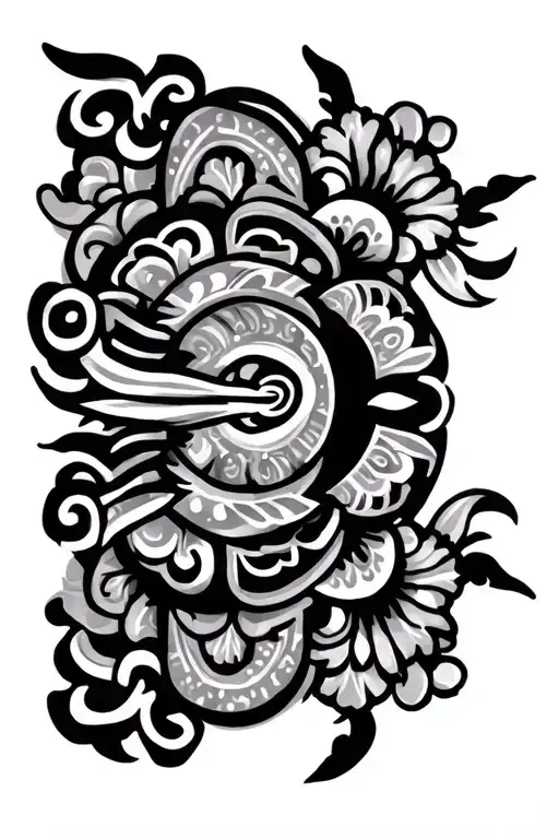 hmong tattoo mixed with polynesian tattoo tattoo design idea
