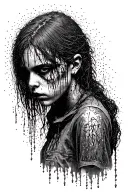 Silent hill video game character tattoo design idea