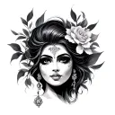 Devi tattoo design idea