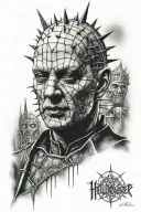 hellraiser pinhead tattoo design idea
