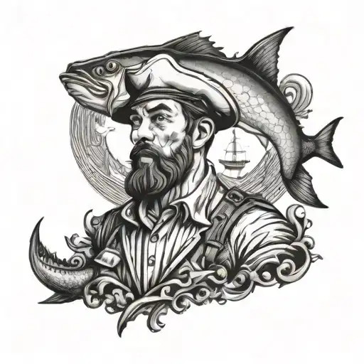 Jonah, Accountant, Seaman tattoo design idea