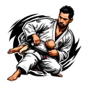 jiu jitsu tattoo design idea