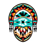 Easter Yaqui Tribe Flag tattoo design idea