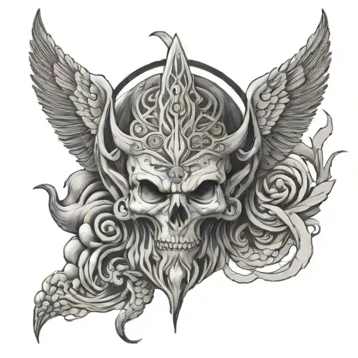 God Veles tattoo design idea