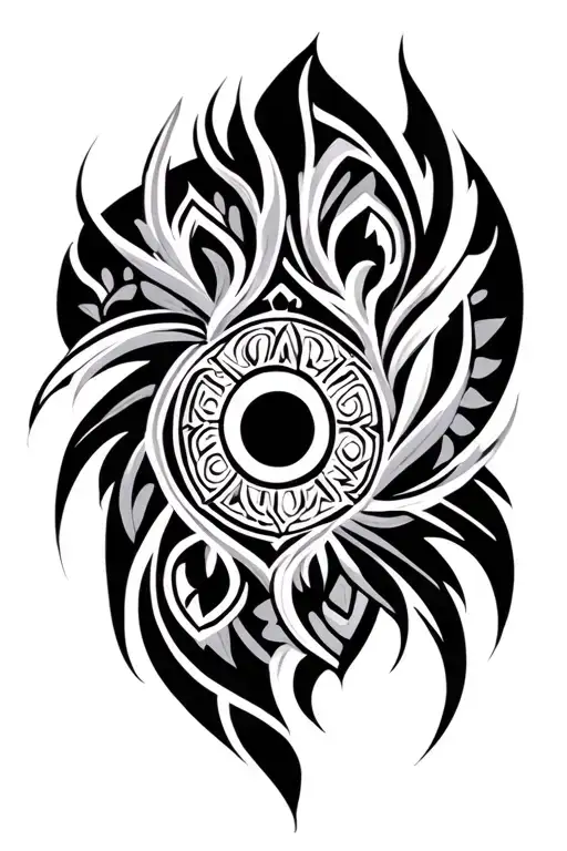 nordic tribal design tattoo design idea