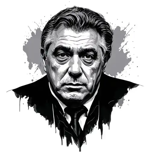 Robert De Niro tattoo design idea