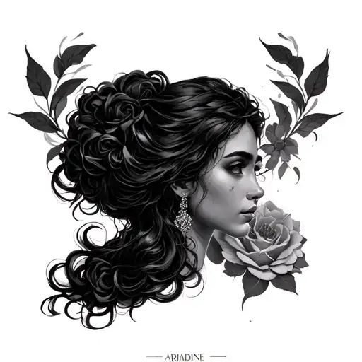 Ariadne tattoo design idea