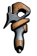 carpenter tools tattoo design idea