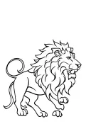 Scottish lion tattoo design idea