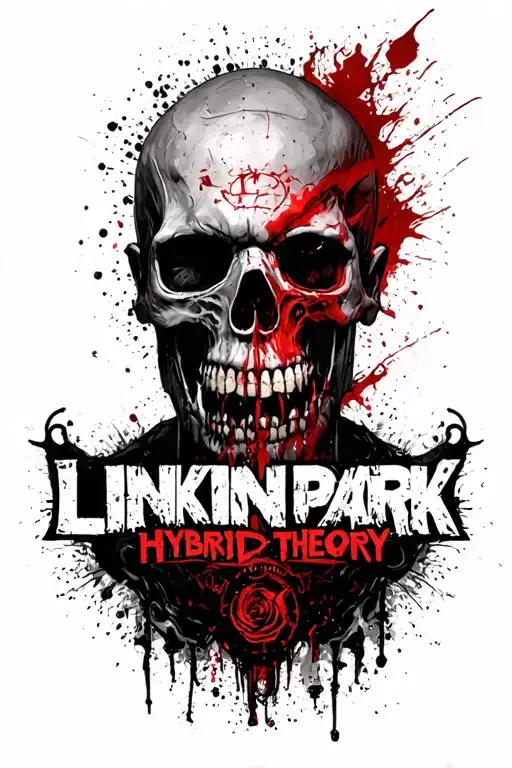 linkin park hybrid theory logo tattoo design idea