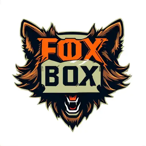 "Fox Box" Military Fox Box logo tattoo design idea