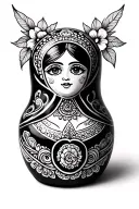 Russian Doll tattoo design idea