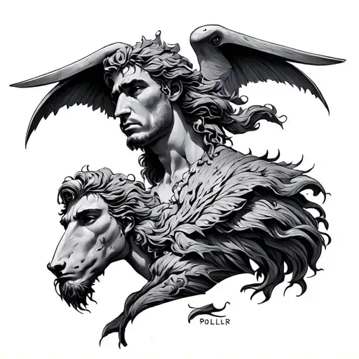 Castor And Pollux tattoo design idea