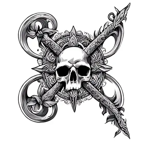 Anglo Saxon tattoo design idea