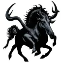 taurus sagittarius zeus perseverance tattoo design idea