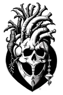 tell-tale heart, masque of the red death, the pit and the pendulum, the cask of amontillado tattoo design idea