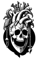 tell-tale heart, masque of the red death, the pit and the pendulum, the cask of amontillado tattoo design idea