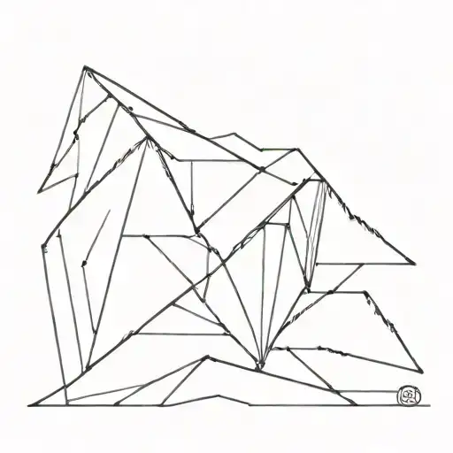 facet snow grain fighting rounded snow grain tattoo design idea