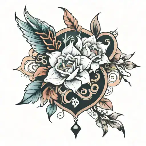lost love tattoo design idea