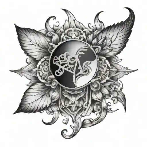 Xvii tattoo design idea