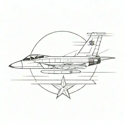 Australian Air Force logo tattoo design idea