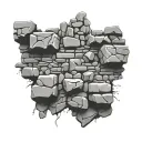 Stone Wall tattoo design idea