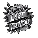 Last Name tattoo design idea