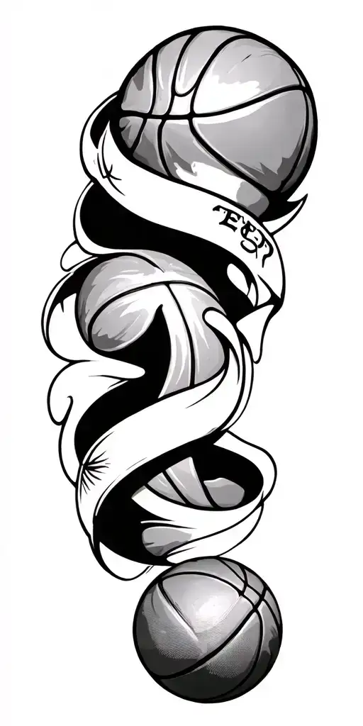 basketball sleeve tattoo tattoo design idea