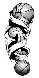 basketball sleeve tattoo tattoo design idea